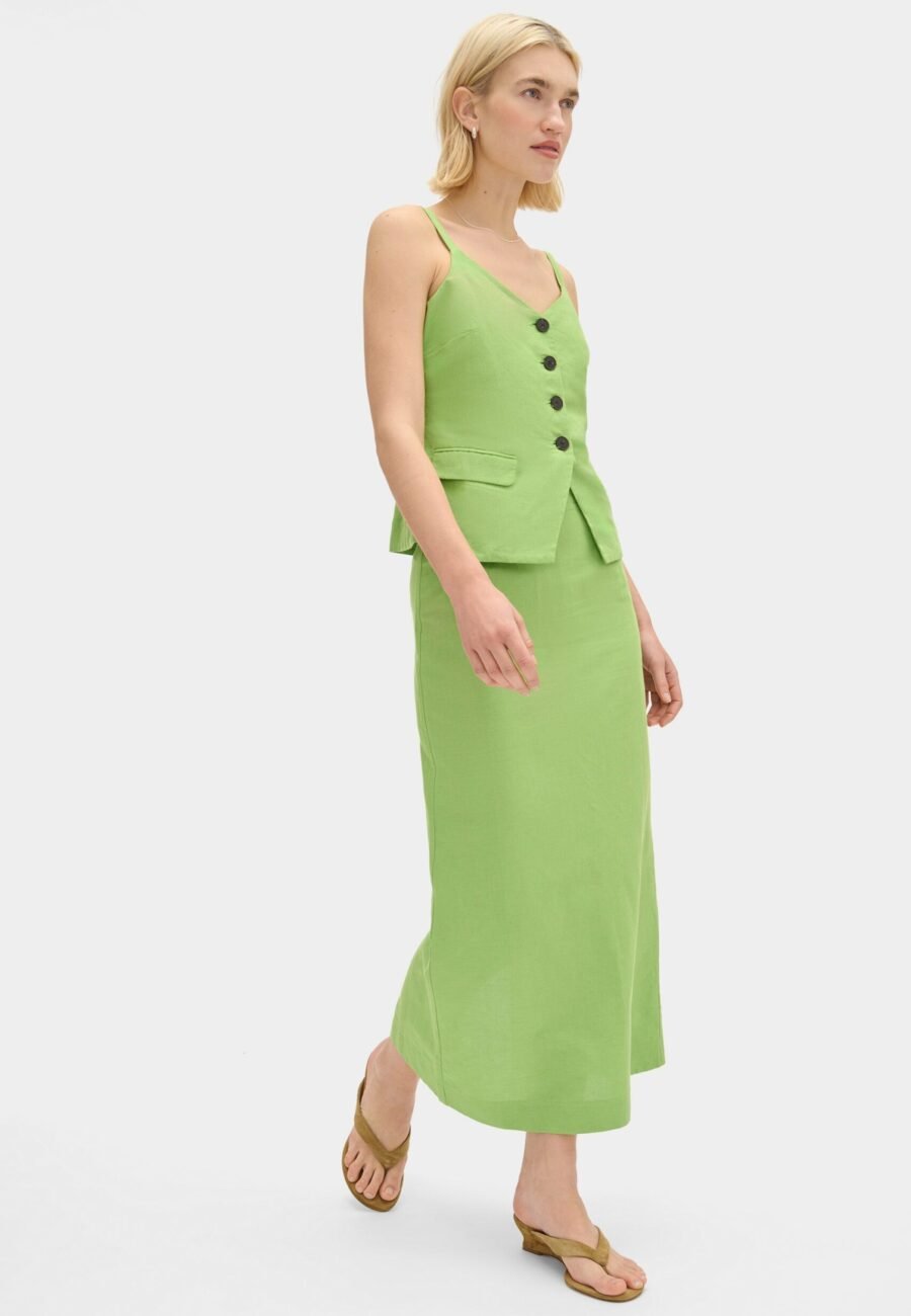 Mia Linen Maxi Skirt