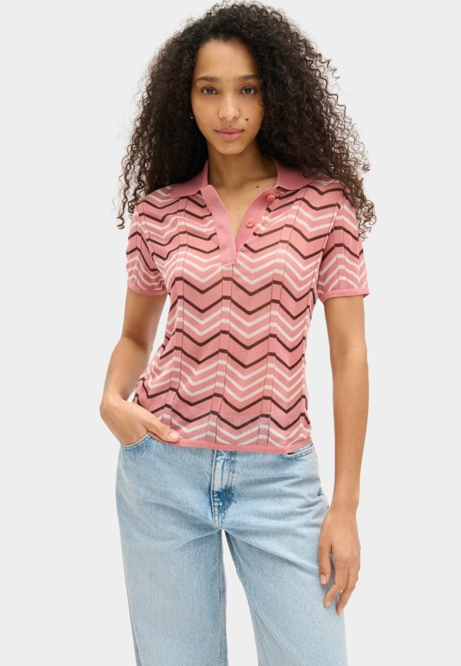 Donna Knitted Polo