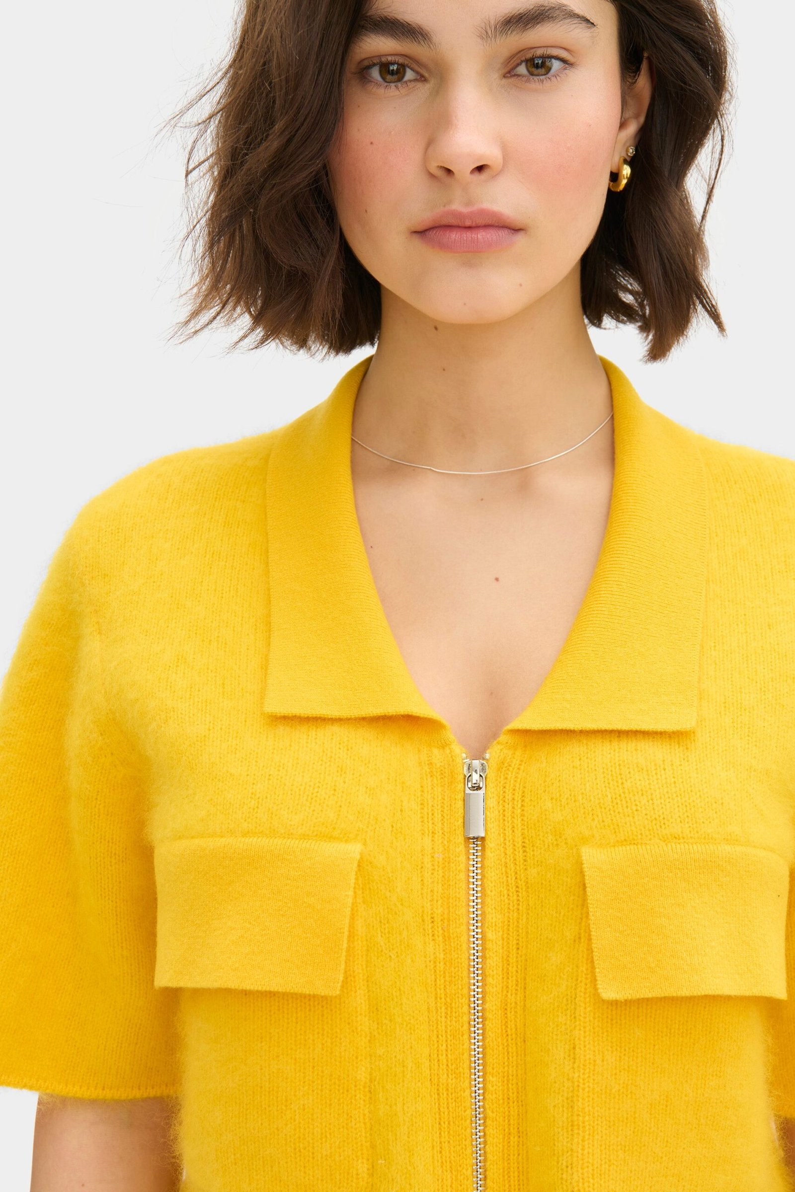Erika Zip Up Knitted Shirt - Image 3