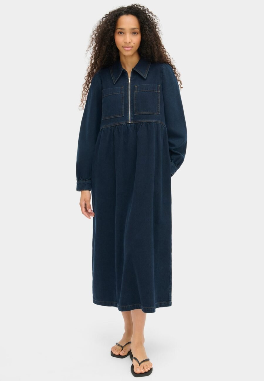 Gabriella Denim Midi Dress