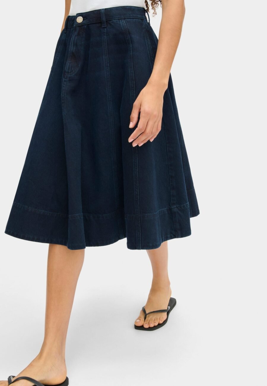 Lana Midi Denim Skirt
