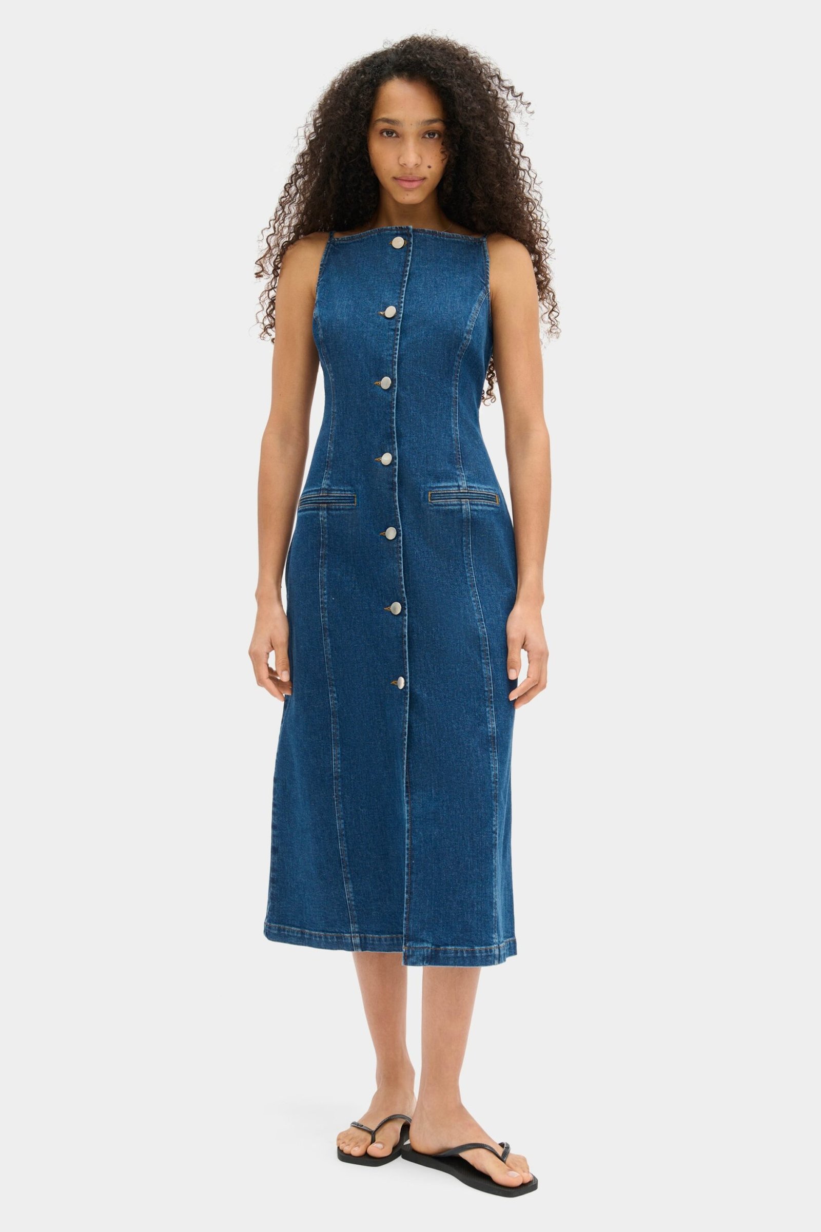 Santiago Denim Midi Dress